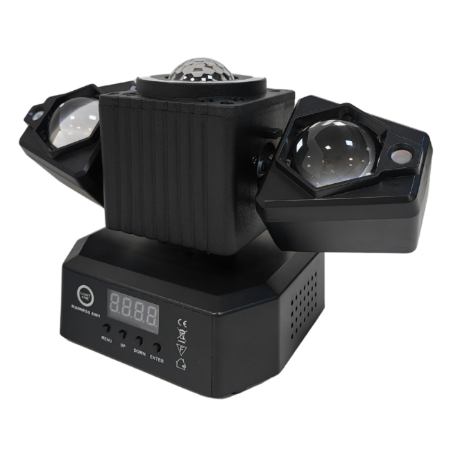 LIGHT4ME MADNESS 4IN1 RGBW LED multi-effekt lys