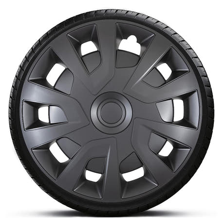 16" Argo Revo VAN Black hjulkapselsett