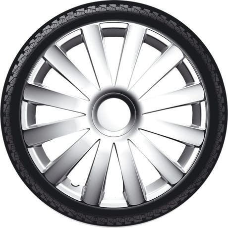 17" Spyder hjulkapselsett