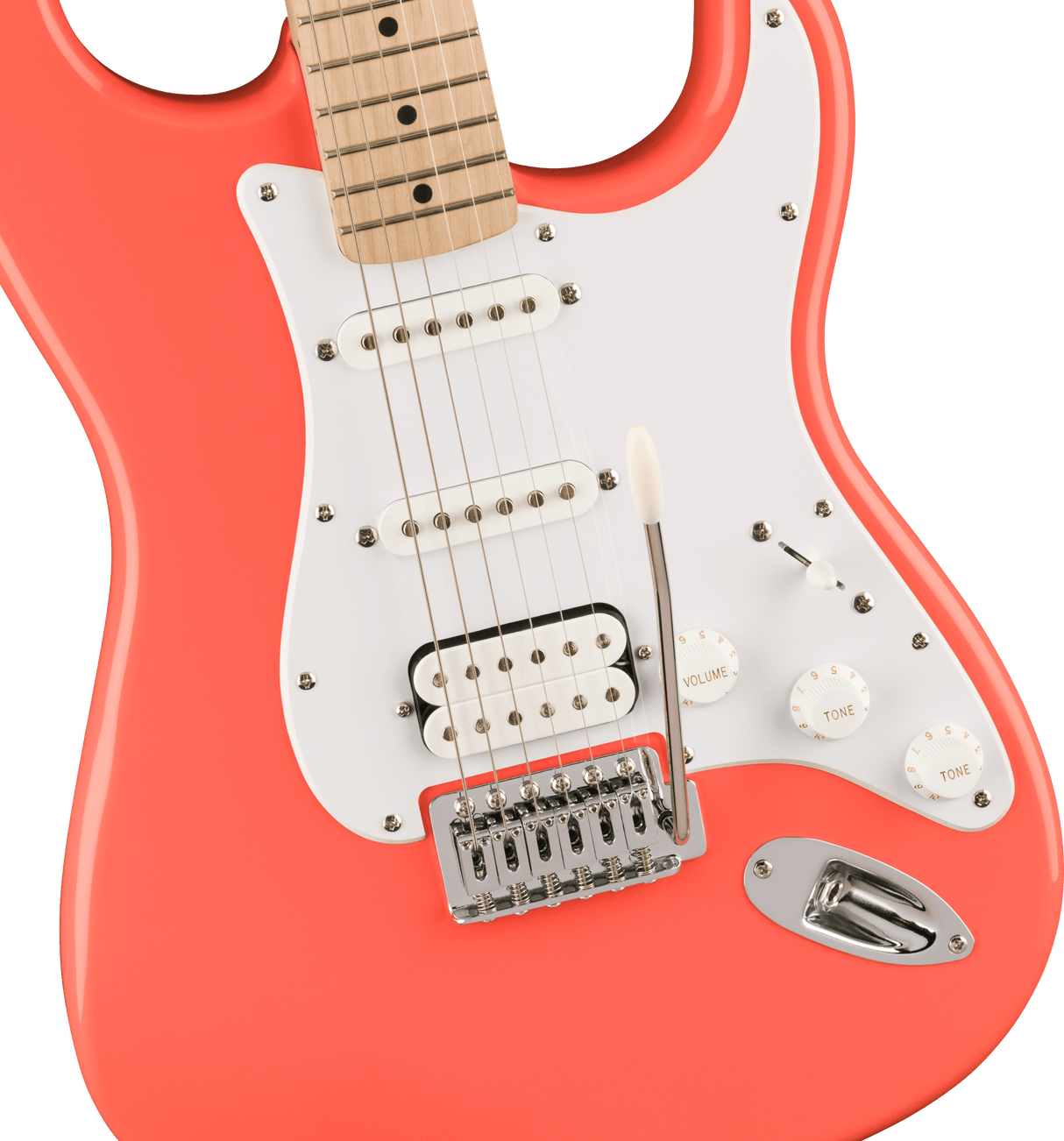 Fender Squier Sonic Stratocaster HSS el-gitar startpakke (Tahitian Coral)