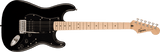 Fender Squier Sonic Stratocaster HSS elektrisk gitar (svart)