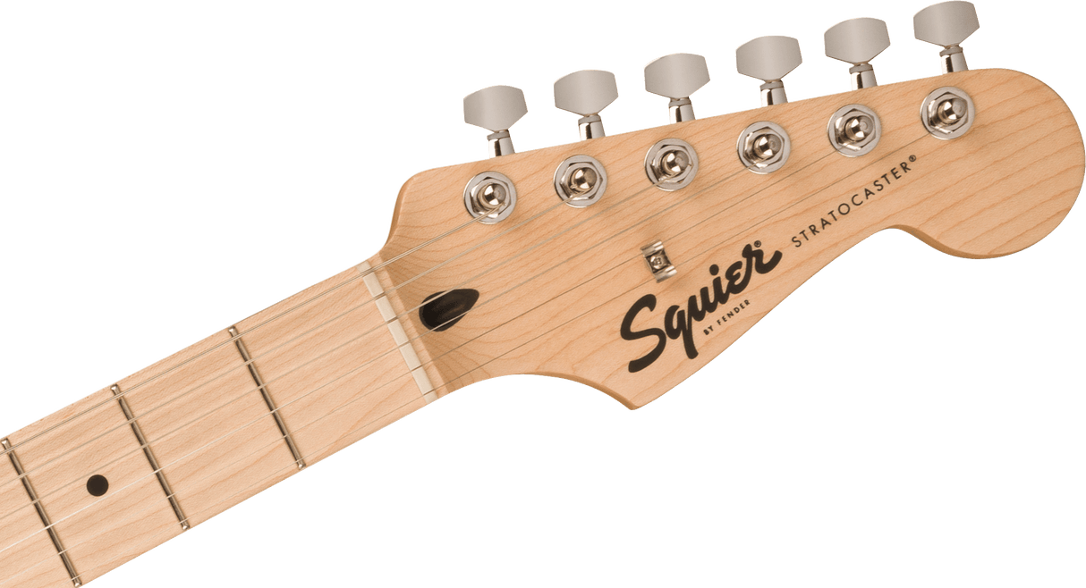 Fender Squier Sonic Stratocaster HSS elektrisk gitar (svart)