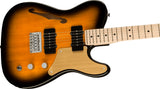 Fender Squier Paranormal Carbonita Telecaster Thinline elektrisk gitar ( Sunburst )