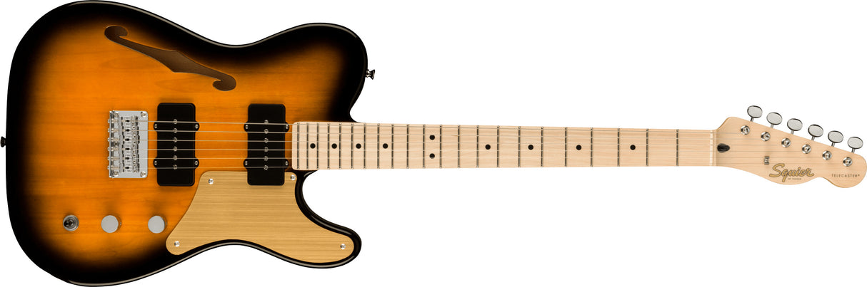 Fender Squier Paranormal Carbonita Telecaster Thinline elektrisk gitar ( Sunburst )