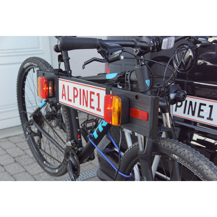 Lyktestang med monteringsstropper