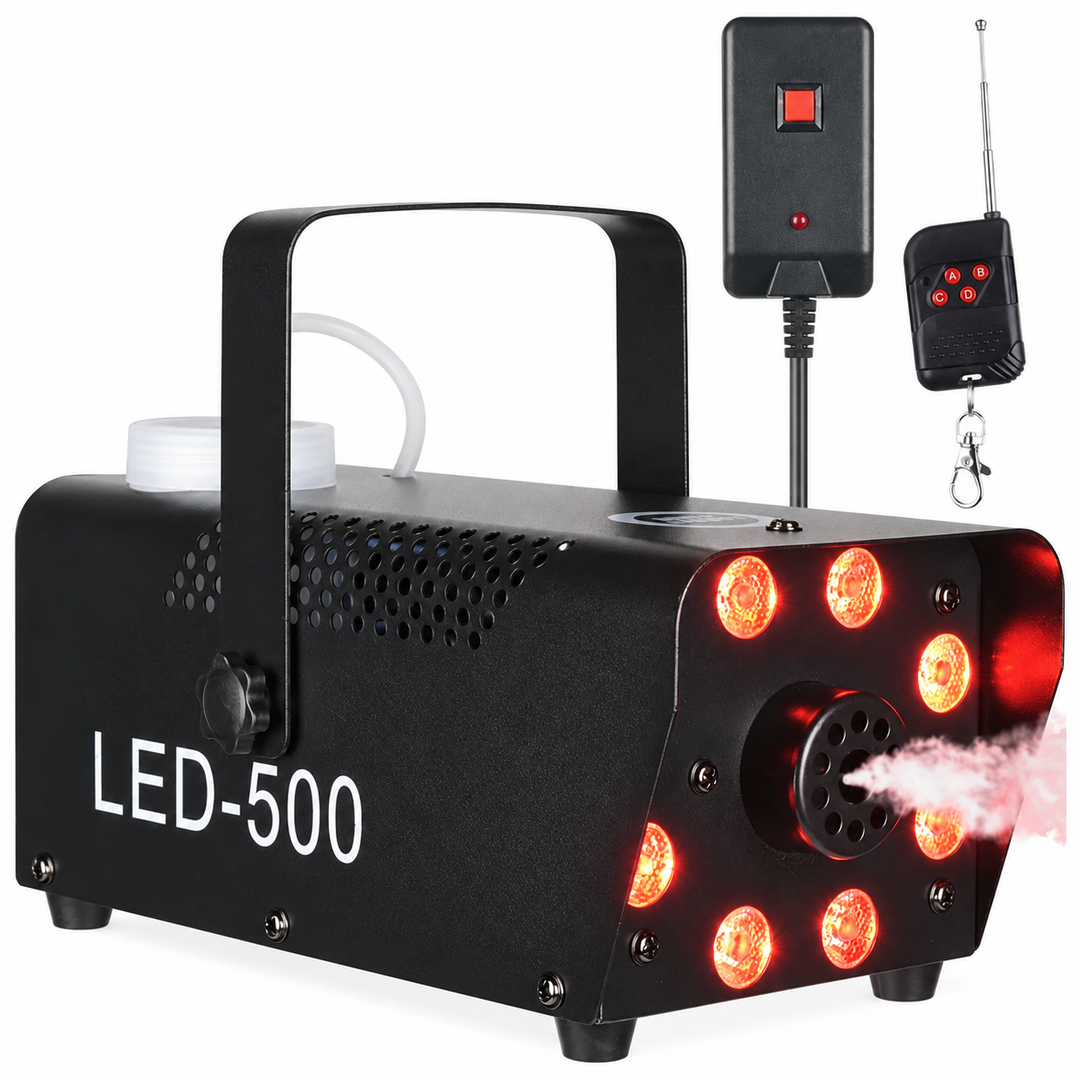 Light4Me Fog 500 LED Røykmaskin 500W med LED