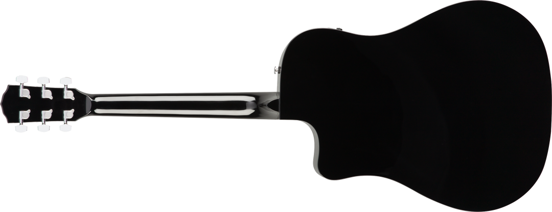 Fender CD-60SCE Dreadnought Western gitar (svart)