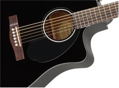 Fender CD-60SCE Dreadnought Western gitar (svart)