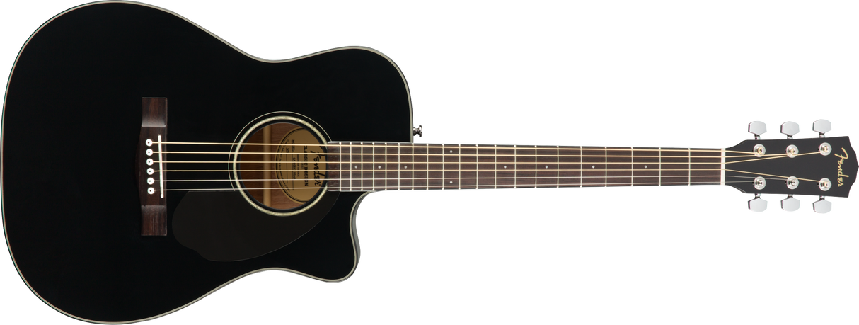 Fender CC-60SCE Concert Western gitar (svart)