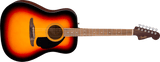 Fender California Standard Redondo™, Furu topp, svart pleksiglass, 3-farget solnedgang