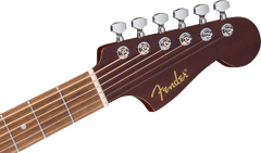Fender California Standard Redondo™, Furu topp, svart pleksiglass, 3-farget solnedgang