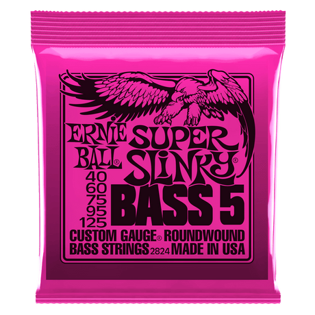 Ernie Ball Slinky Nikkel Wound Bass Strings (5)
