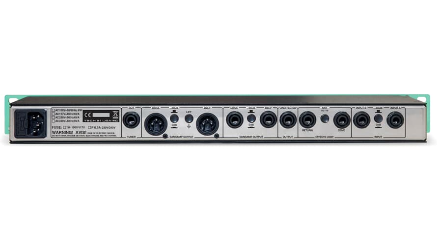 Tech 21 SansAmp GED-2112 rack-forforsterker, Geddy Lee