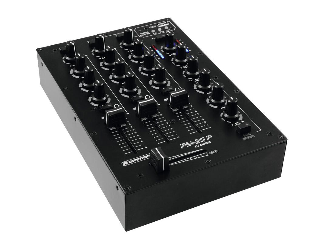 OMNITRONIC PM-311P DJ-mikser med spiller