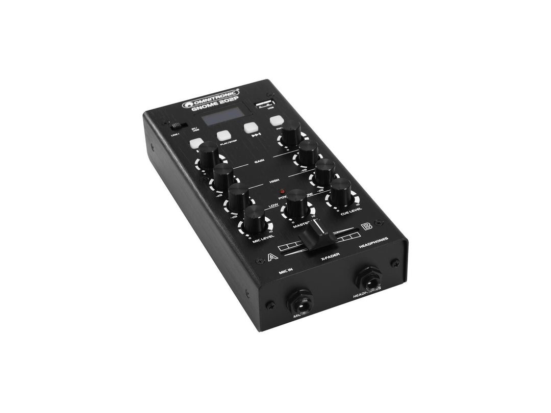 OMNITRONIC GNOME-202P minimikser svart