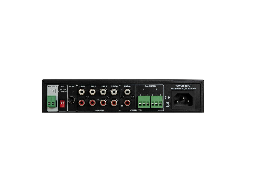 OMNITRONIC EP-220PS Forforsterker med MP3-spiller, Bluetooth og FM-radio 9.5"