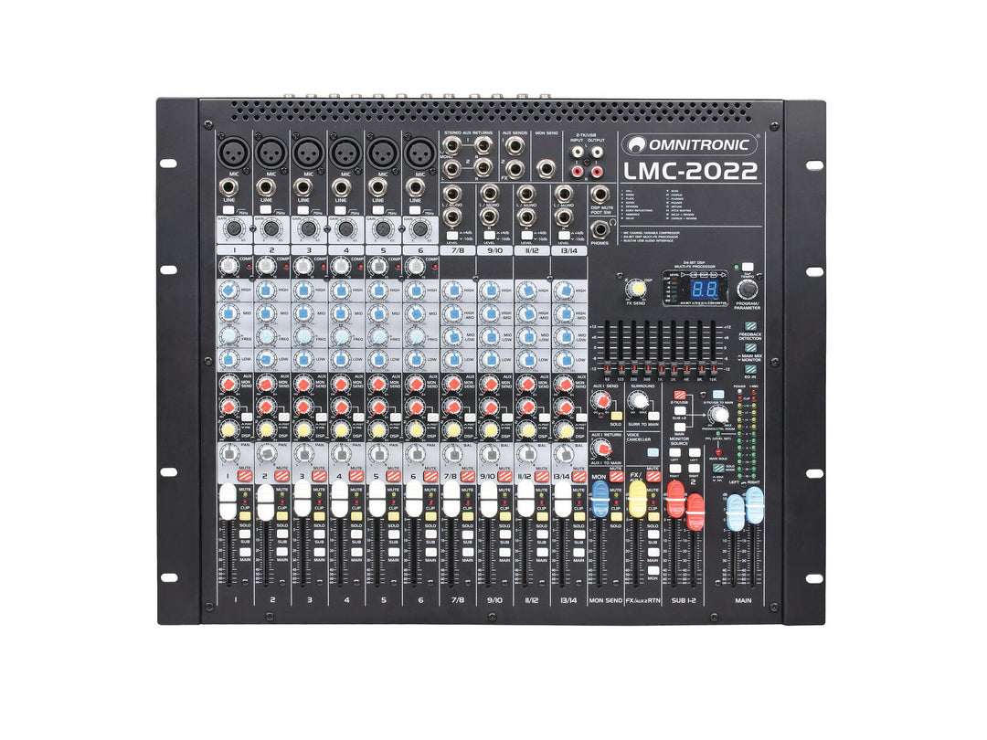 OMNITRONIC LMC-2022FX USB-miksekonsoll