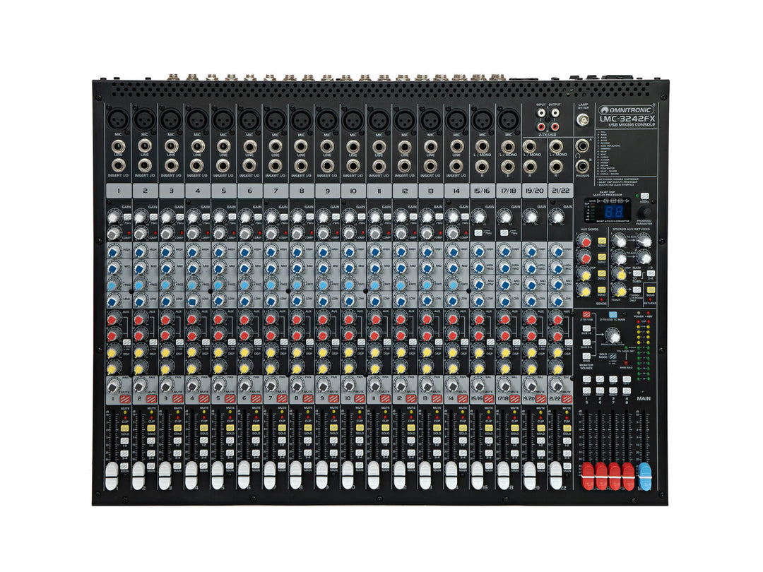 OMNITRONIC LMC-3242FX USB-miksekonsoll