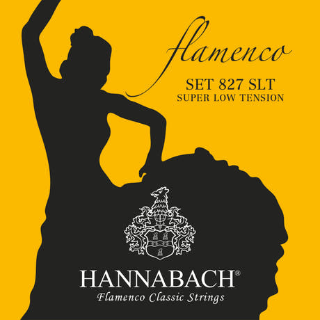 Hannabach Strenger til klassisk gitar Serie 827 Super Low Tension Flamenco - Super-lavt sett (827SLT)
