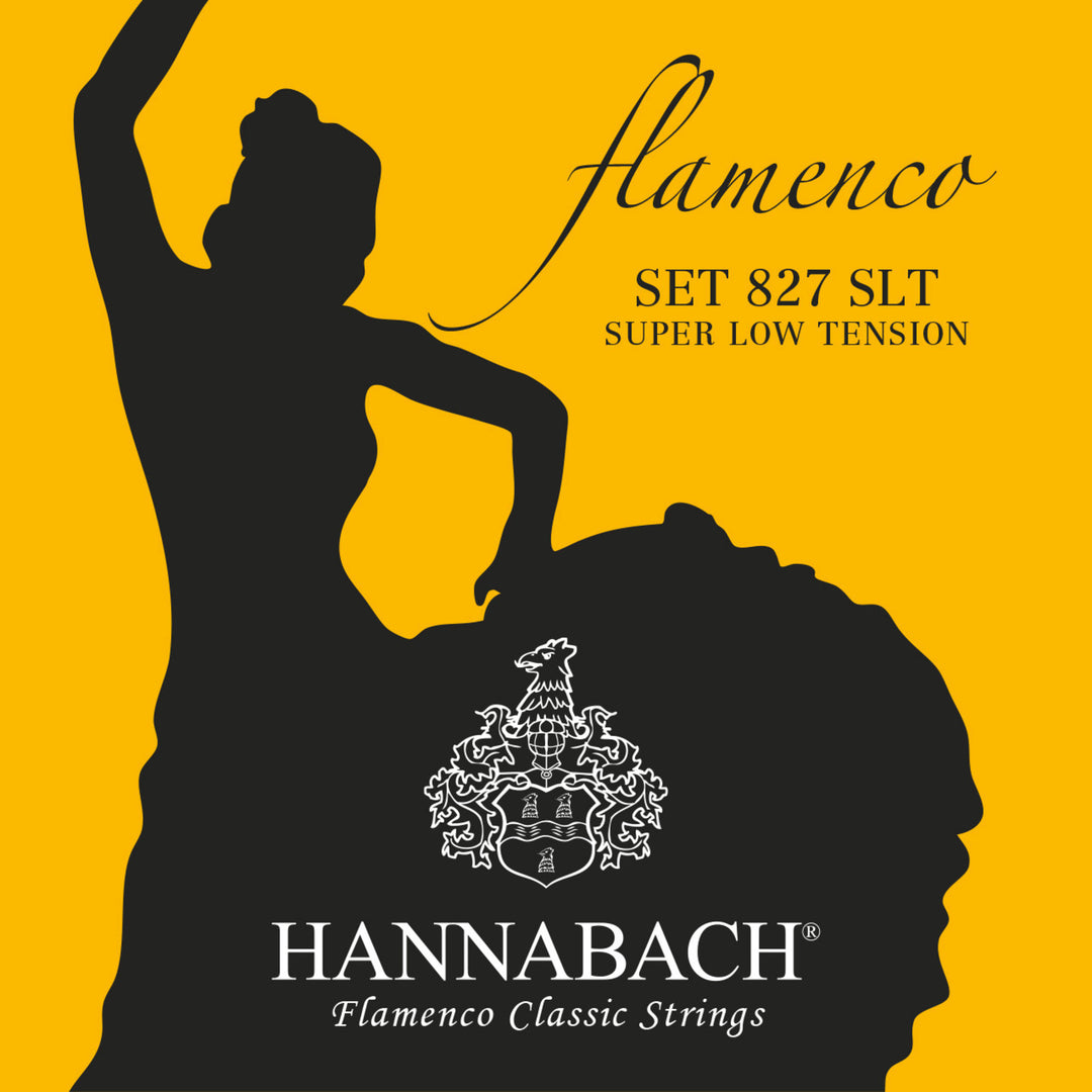 Hannabach Strenger til klassisk gitar Serie 827 Super Low Tension Flamenco - Super-lavt sett (827SLT)