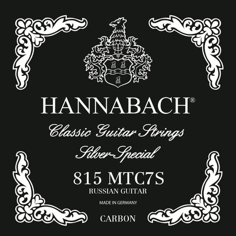 Hannabach strenger for klassiske Gitarer spesialmodell - sett (815MTC7S)
