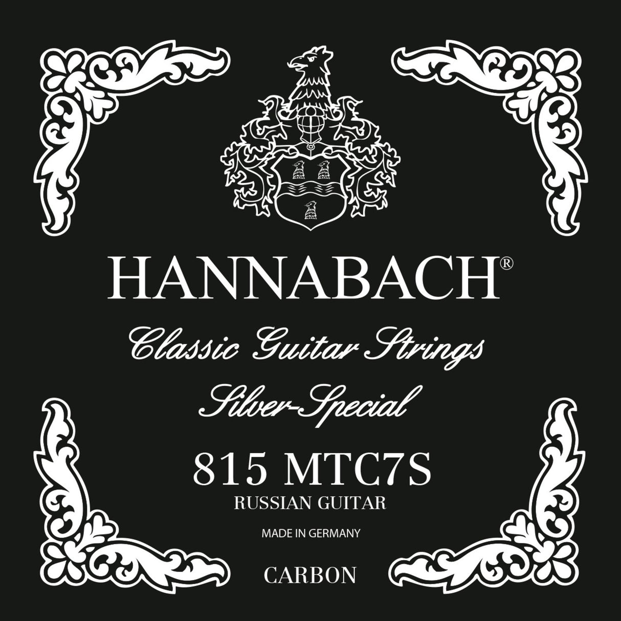 Hannabach strenger for klassiske Gitarer spesialmodell - sett (815MTC7S)