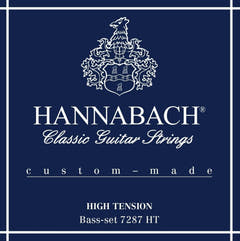 Hannabach strenger for klassisk gitar Series 728 High Tension Custom Made - 3 bass-strenger high (7287HT)