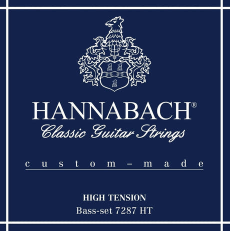 Hannabach strenger for klassisk gitar Series 728 High Tension Custom Made - 3 bass-strenger high (7287HT)