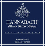 Hannabach strenger for klassisk gitar Series 728 High Tension Custom Made - 3 bass-strenger high (7287HT)
