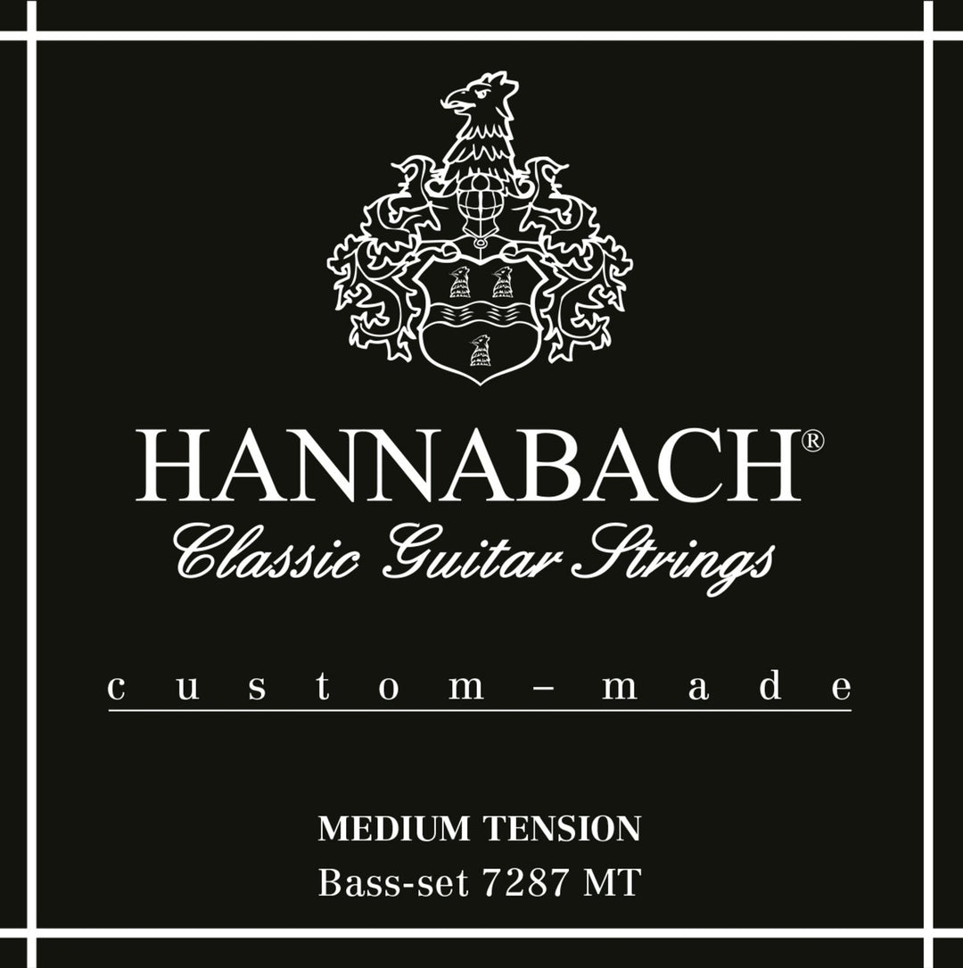 Hannabach strenger for klassisk gitar Series 728 Medium Tension Custom Made - 3 bass-strenger medium (7287MT)