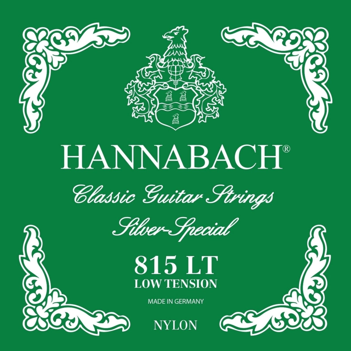 Hannabach strenger for klassisk gitar Serie 815 Low tension Silver special - sett lav (815LT)