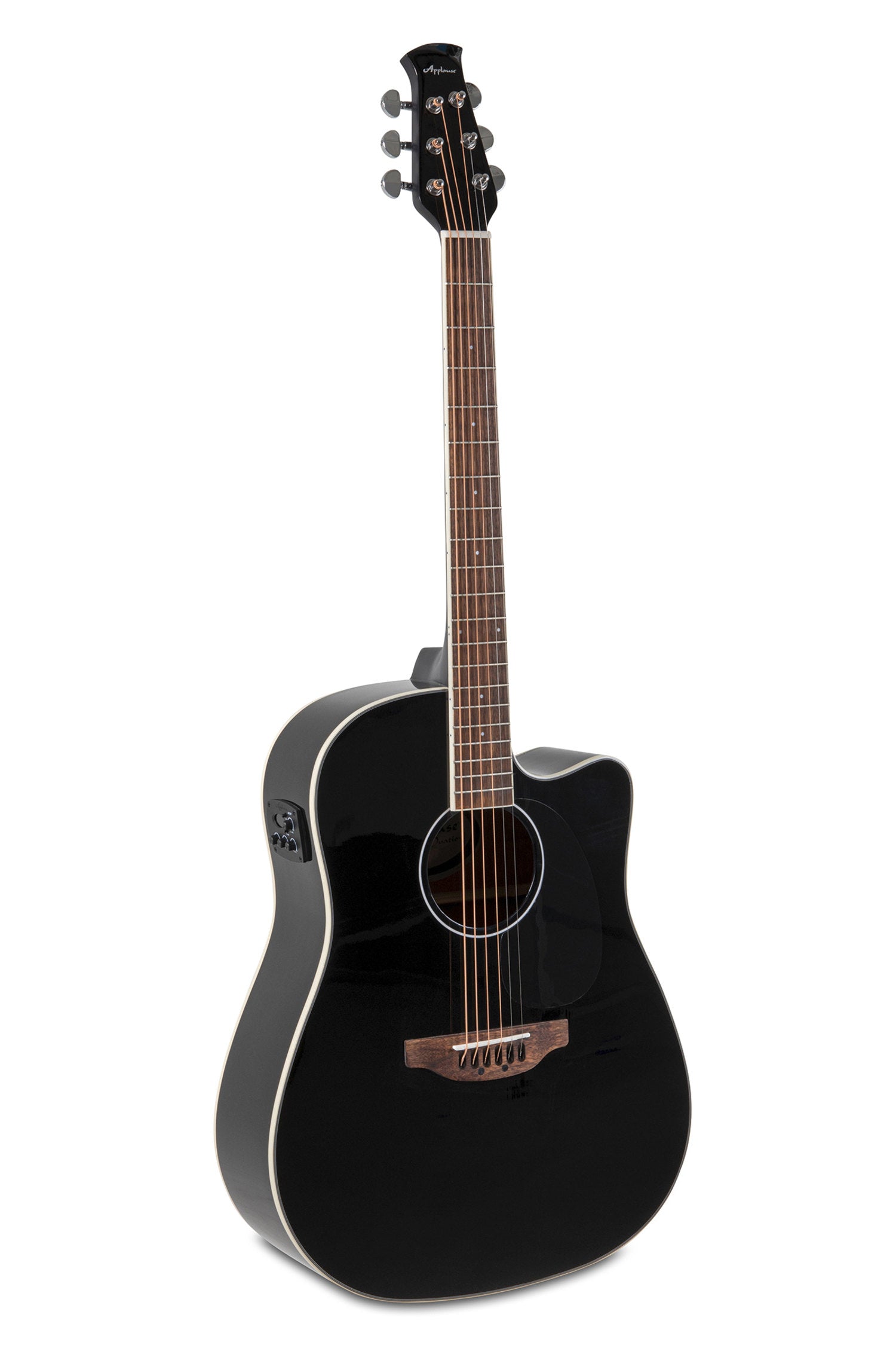 Applause E-akustisk Gitarer Wood Classics AED96-5HG Black Gloss Electro - Svart høyglans (AED96-5HG)
