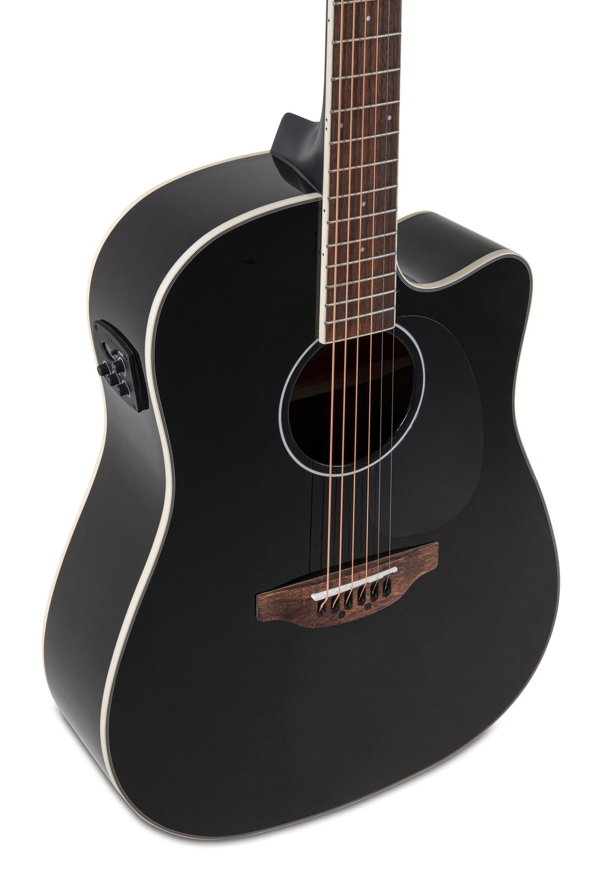 Applause E-akustisk Gitarer Wood Classics AED96-5HG Black Gloss Electro - Svart høyglans (AED96-5HG)