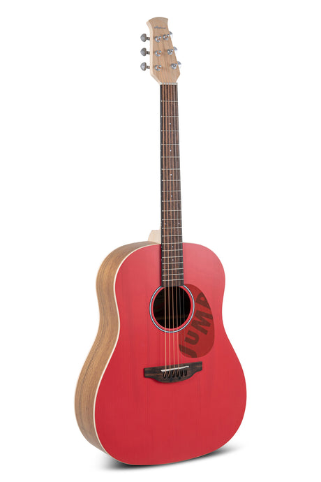Applause akustisk Gitarer Jump Slope Shoulder Dreadnought - Lipstick (AAS-69-R)