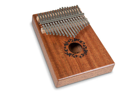 GEWA kalimba med 17 tangenter i mahogni, Leaves