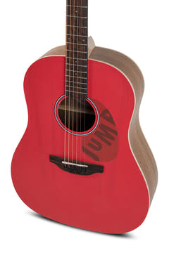 Applause akustisk Gitarer Jump Slope Shoulder Dreadnought - Lipstick (AAS-69-R)