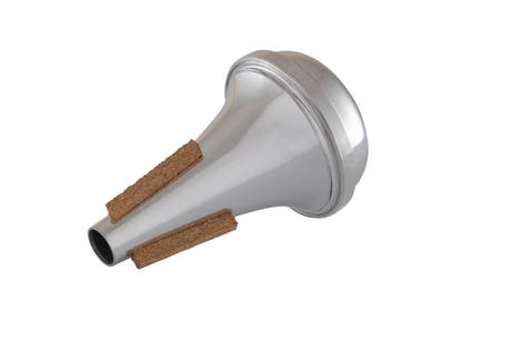 Tom Crown straight-demper til piccolotrompet, aluminium