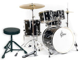 Gretsch Energy trommesett 20", Black, med Paiste 101 (2 cymbaler)
