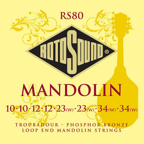 Rotosound strenger til mandolin Troubadour - sett mandolin 11-40 (RS80)