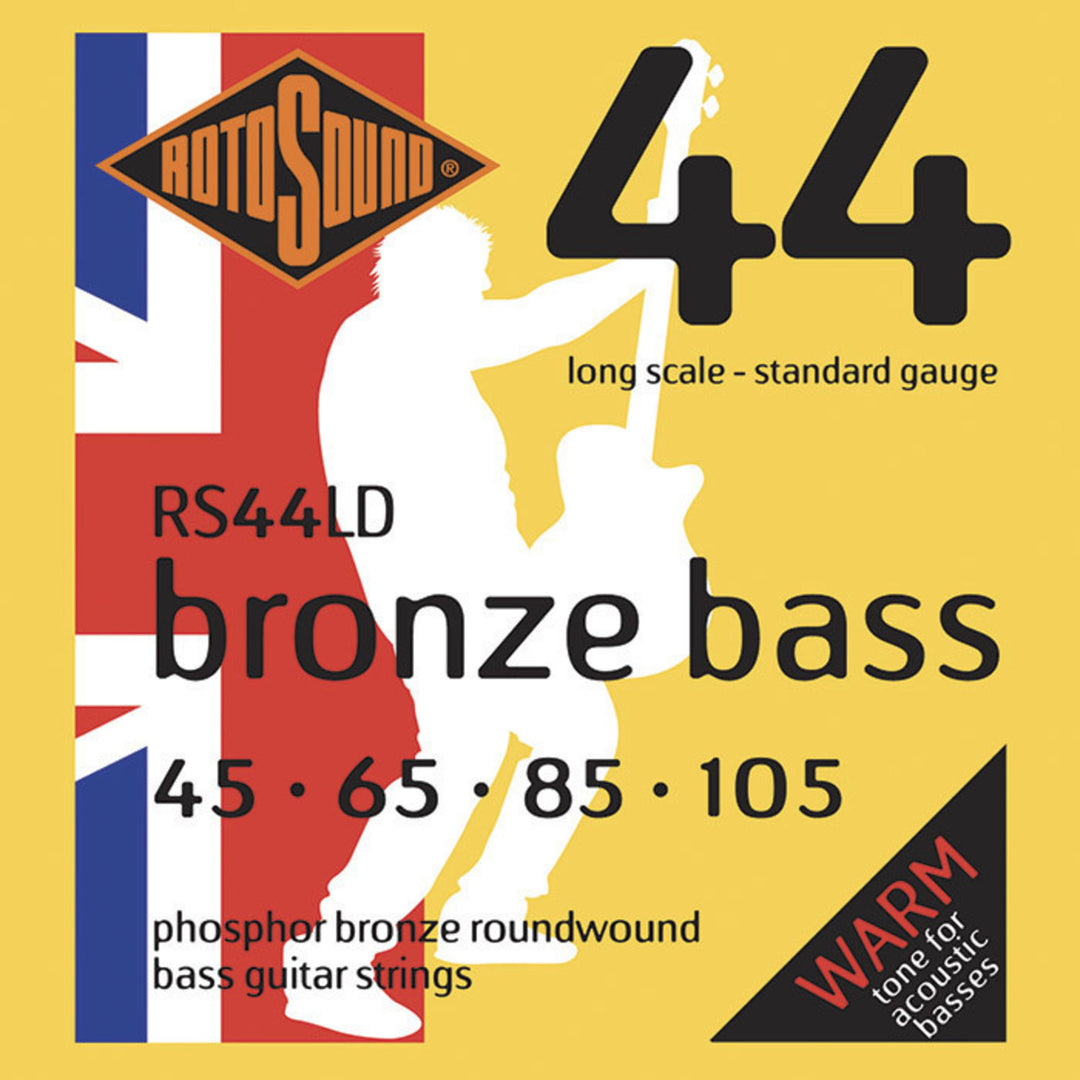 Rotosound strenger for akustisk bass Bronze Bass 44 - Sett 4-strengs Standard 45-105 (RS44LD)