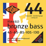 Rotosound strenger for akustisk bass Bronze Bass 44 - sett 5-strengers Standard 45-130 (RS445LD)