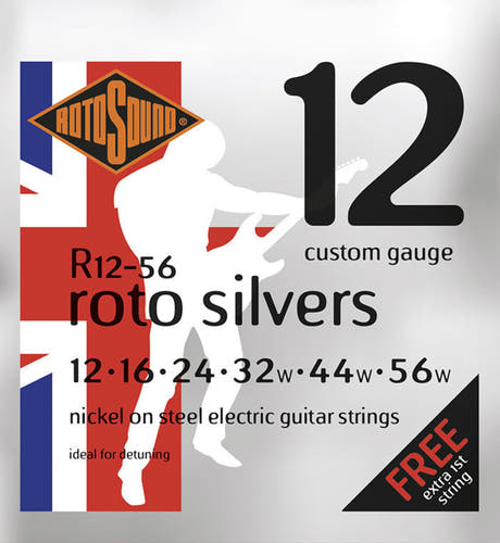 Rotosound Roto Silvers R12-56 elgitarstrenger 12-56