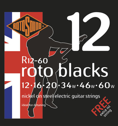 Rotosound Roto Blacks R12-60 elgitarstrenger 12-60