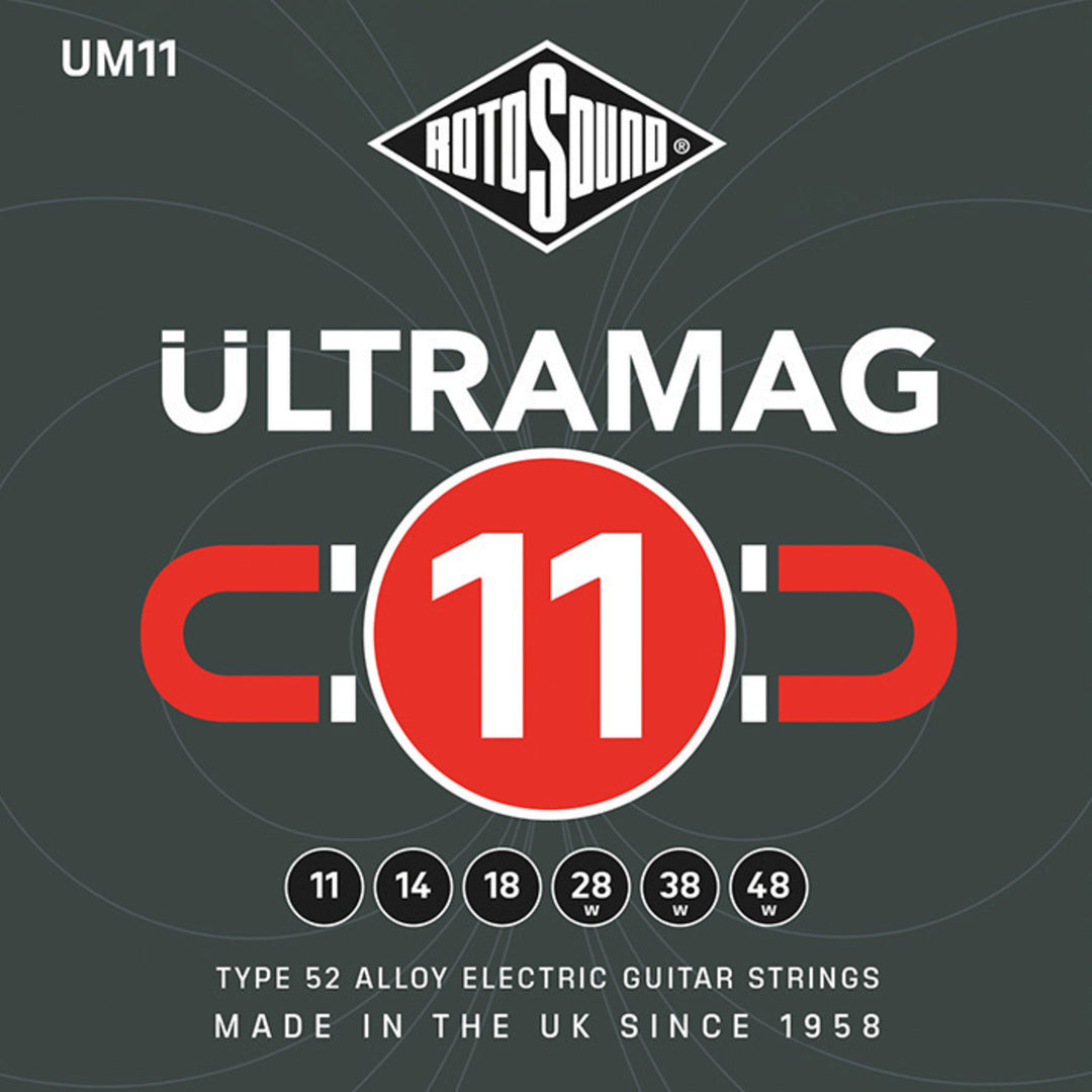 Rotosound strenger for elgitar Ultramag - Sett Medium 11-48 (UM11)
