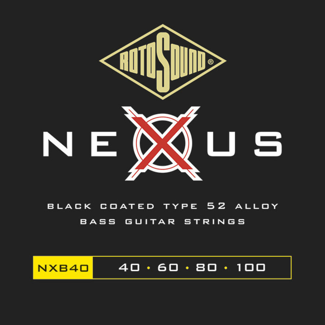 Rotosound E-Bass-strenger Nexus Coated - Sett 4-str. Hybrid 40-100 (NXB40)
