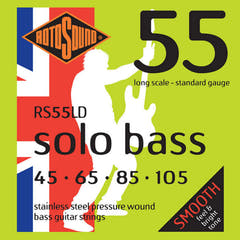 Rotosound elbass-strenger Solo Bass 55 - sett 4-strengs Standard 45-105 (RS55LD)