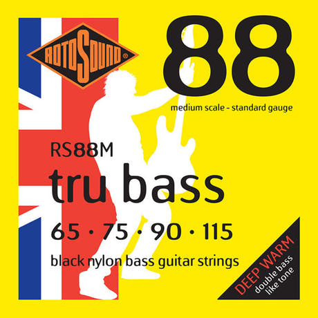 Rotosound E-bass-strenger Tru Bass 88 - sett 4-strengs Extra Long // Extra long scale length (33.5"/850mm to 36"/915mm) (RS88EL)