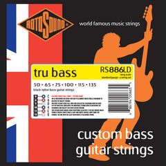 Rotosound E-bass-strenger Tru Bass 88 - sett 6-strengs Long 50-135, Long scale: scale length (34"/860mm) - til medium (32"/810mm) (RS886LD)