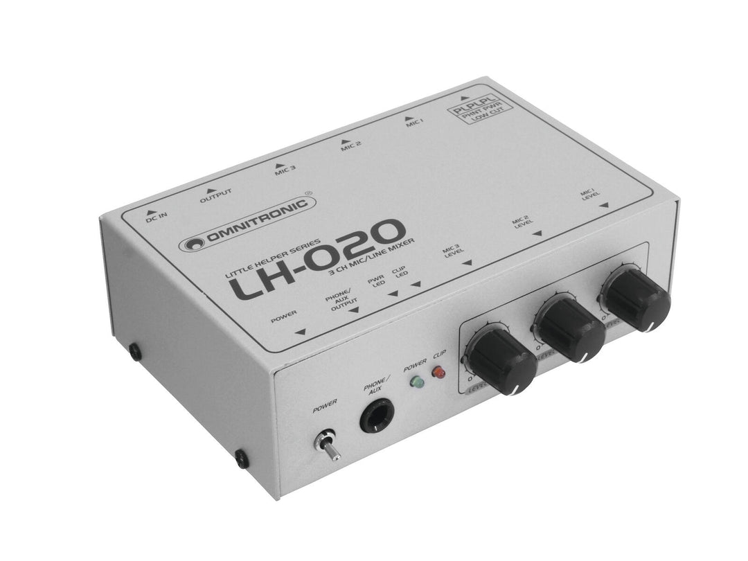 OMNITRONIC LH-020 3-kanals mikser