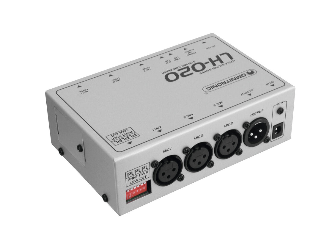 OMNITRONIC LH-020 3-kanals mikser